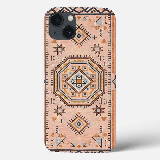 Coques Case-Mate iPhone Labyrinthe Doré – Géométrie Marocaine Moderne (Verso)