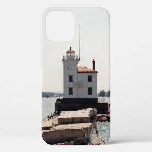 Coque iPhone 12 Lac Erie Lighthouse