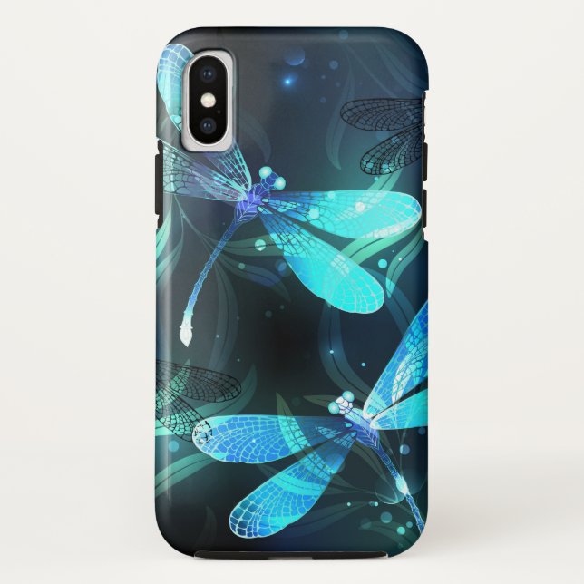 Coques Case-Mate iPhone Lac Libellules Brillantes (Dos)