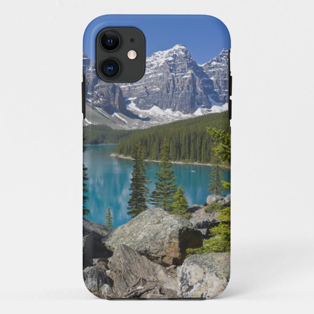 Coques Case-Mate iPhone Lac Moraine, Rocheuses canadiennes, Alberta, Canad (Dos)