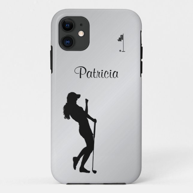 Coques Case-Mate iPhone Ladies Golfer Personal (Dos)