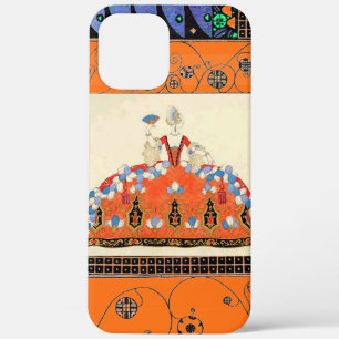 COQUE Case-Mate iPhone LADOR ORANGE BLACK SWIRLS /MODE COSTUME DESIGNER