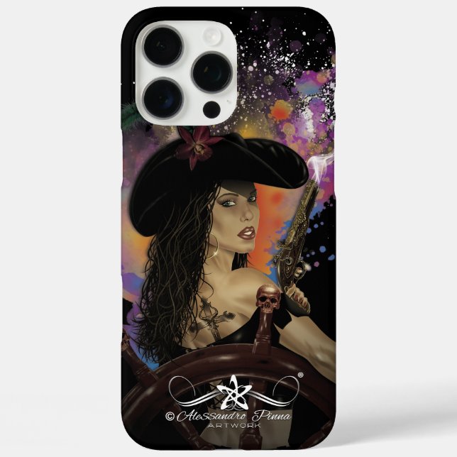 Coques Case-Mate iPhone Lady Black Corsair (Verso)