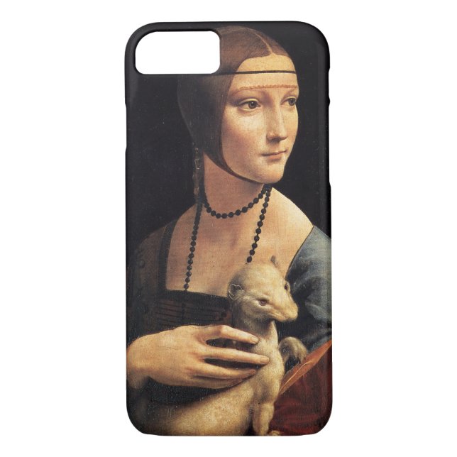 Coques Case-Mate iPhone Lady et Ermine (Dos)