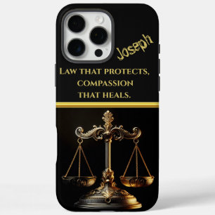 Coque iPhone 16 Pro Max Lady Justice Avec Scales Art