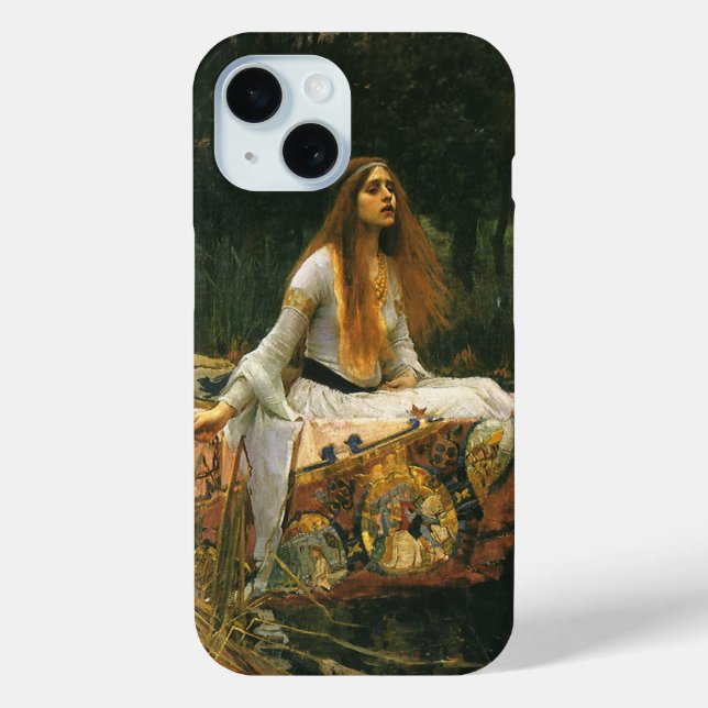 Coques Case-Mate iPhone Lady Shalott On Boat par John William Waterhouse (Verso)