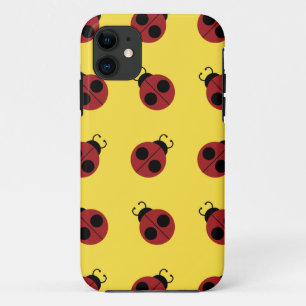 Coque Case-Mate iPhone Ladybug 60s rétro cool rouge jaune