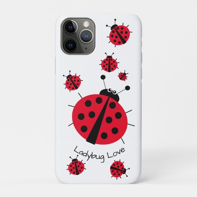 Coques Case-Mate iPhone Ladybug Love Girl Fun Joli dessin (Dos)