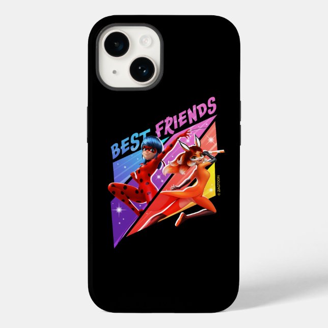 Coques Case-Mate iPhone Ladybug & Rena Rouge | Meilleurs amis (Verso)
