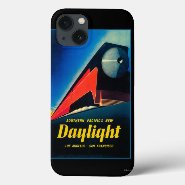 Coques Case-Mate iPhone L'affiche promotionnelle de train de lumière du (Verso)