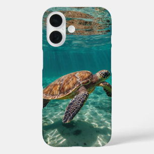 Coque Pour iPhone 16 Lagon de tortues