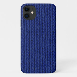 Case-Mate iPhone Case Laine bleue tricotée près