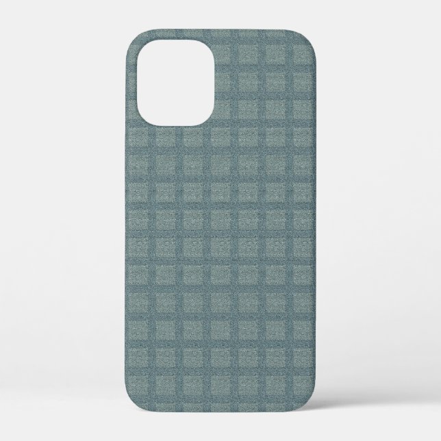 Coques Case-Mate iPhone Laine tricotée grise et sauge (Verso)