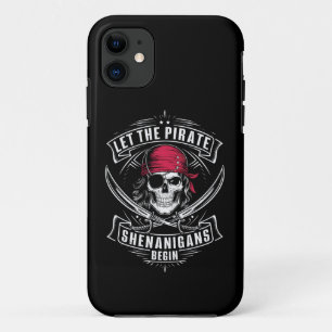 Case-Mate iPhone Case Laisser Les Shenanigans Pirates Commencer Le Crâne