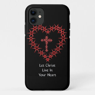 ETUI iPhone Case-Mate LAISSEZ CHRIST VIVRE DANS VOTRE COEUR