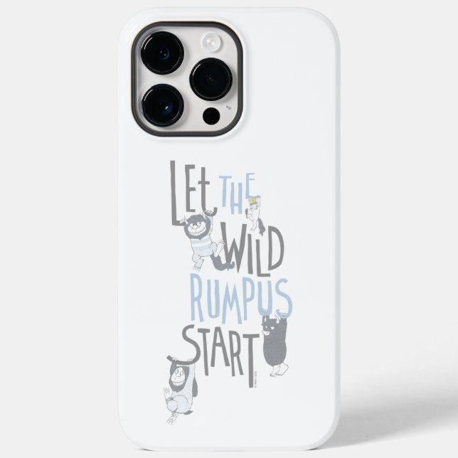 Coques Case-Mate iPhone Laissez la grande récréation commencer - Bleu (Verso)