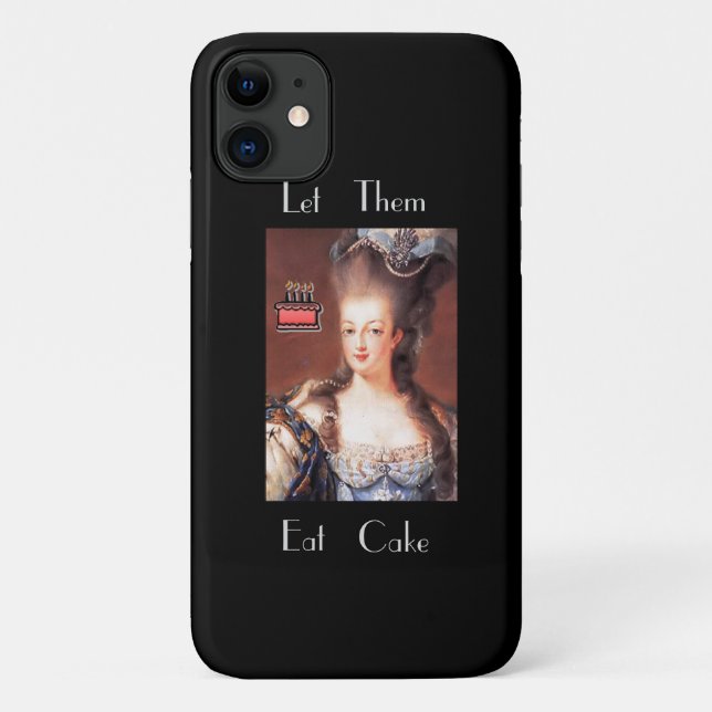 Coques Case-Mate iPhone Laissez-Les Manger Le Gâteau Marie Antoinette (Dos)