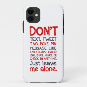 Coque Case-Mate iPhone Laissez-moi seul