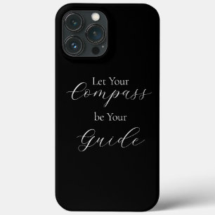 Case-Mate iPhone Case 'Laissez Votre Compas Être Votre Guide' Phrase Bla