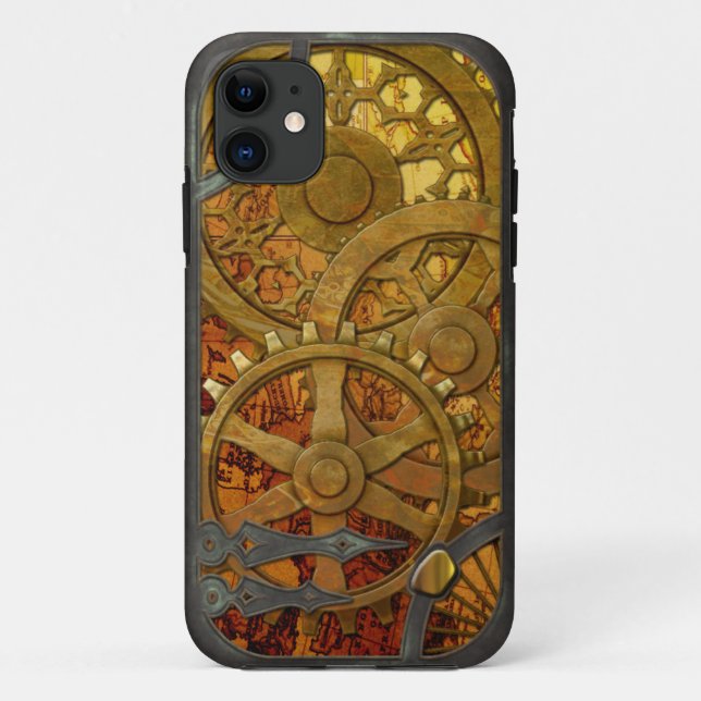 Coques Case-Mate iPhone Laiton et iPhone en bronze 5 de Steampunk (Dos)