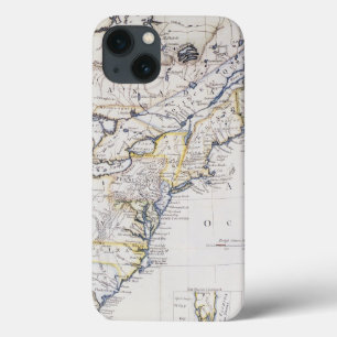 Etui iPhone 13 L'AMÉRIQUE COLONIALE : CARTE, c1770