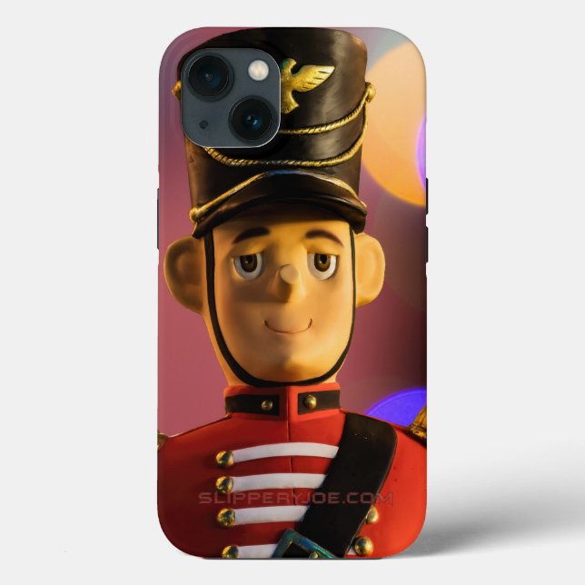 Coques Case-Mate iPhone L'ami soldat jouet classique de Noël de SlipperyJo (Verso)