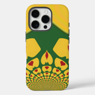 Coque iPhone 16 Pro L'amour à Rasta Couleurs : Coeurs de reggae