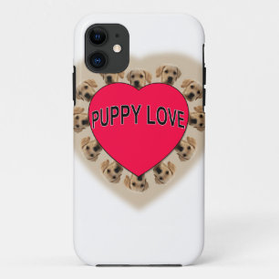 Coque iPhone 11 L'amour des chiots