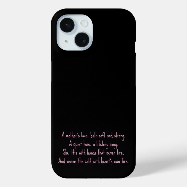 Coques Case-Mate iPhone L'amour d'une mère (Verso)