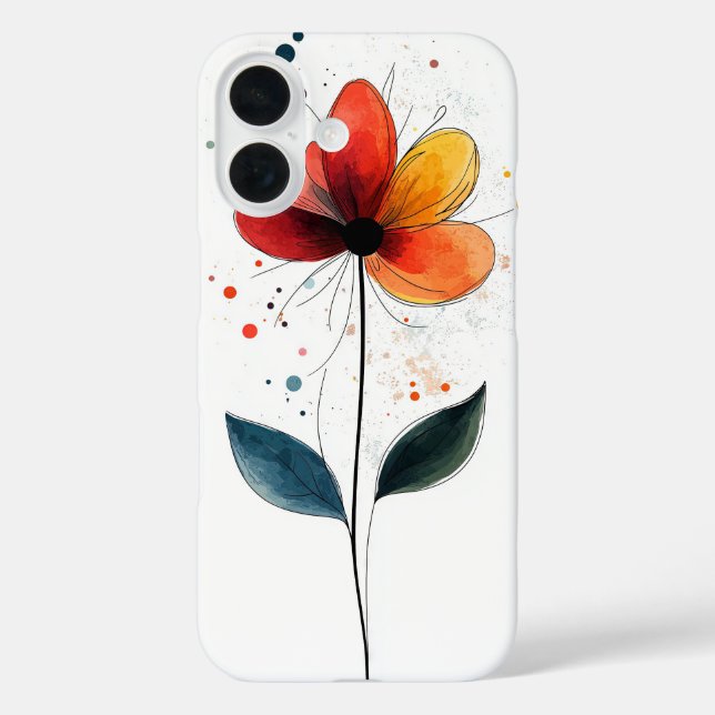Coques Case-Mate iPhone L'amour en fleur (Verso)