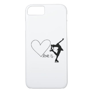 Coques Pour iPhone L'amour est patinage artistique, patineur de fille