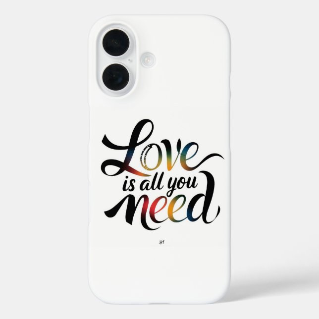 Coques Case-Mate iPhone L'amour est tout ce dont vous avez besoin - iPhone (Verso)