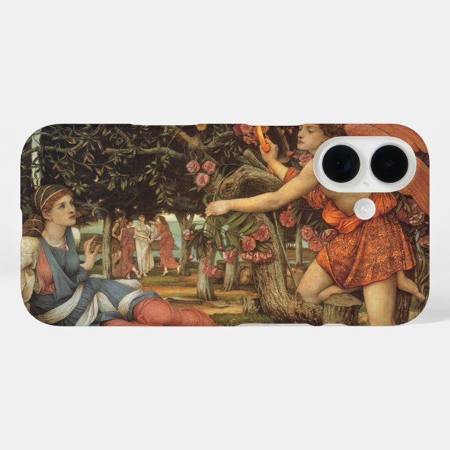 Coques Case-Mate iPhone L'Amour et la Jeune Fille par John Stanhope (Verso (horizontal))