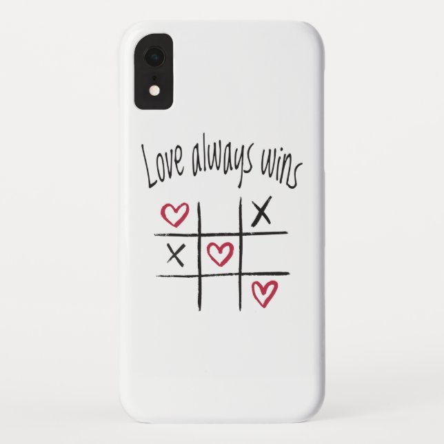 Coques Case-Mate iPhone L'amour gagne toujours (Dos)