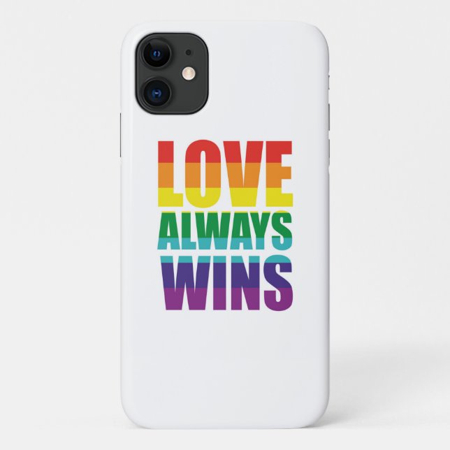 Coques Case-Mate iPhone L'amour gagne toujours (Dos)