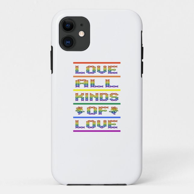 Coques Case-Mate iPhone L'amour, toutes sortes d'amour (Dos)