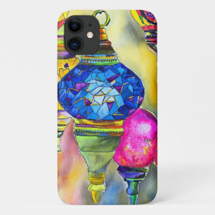 Case-Mate iPhone Case Lampes turques mosaïque aquarelle art