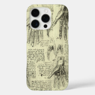 Coques iPhone 16 Pro L'anatomie de la main humaine de Léonard de Vinci