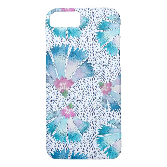 Coques Case-Mate iPhone Lancer de fleur de fan (Dos)