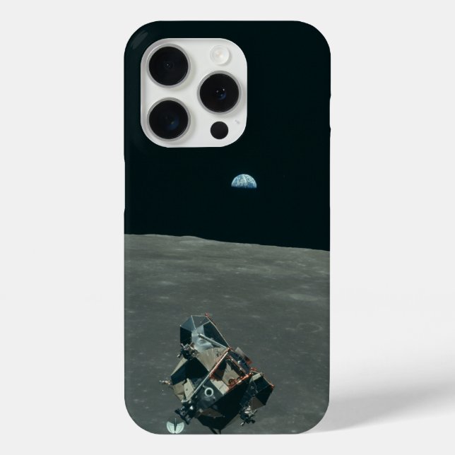Coques Case-Mate iPhone Lander lunaire Apollo et lever de terre sur la lun (Verso)