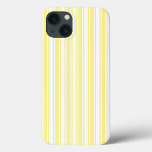 Case-Mate iPhone Case Landes de bonbons jaune et blanc citron Coque-Mate