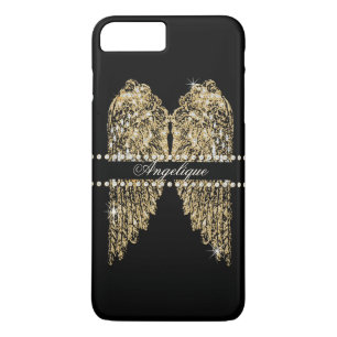 Coque Case-Mate iPhone L'ange d'or de regard de bijou de diamant de n