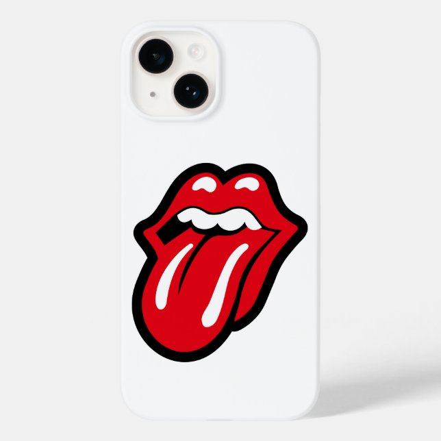 Coques Case-Mate iPhone Langue rouge (Verso)