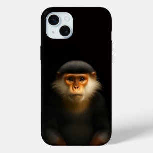 Coque Case-Mate iPhone Langur douc rouge, Black 4 Luxe