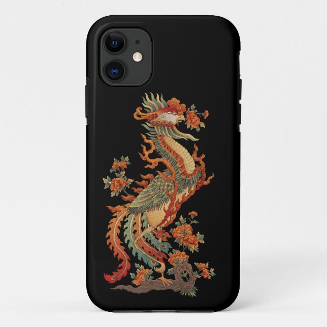 Coques Case-Mate iPhone L'animal sacré chinois de Phoenix Feng (Dos)