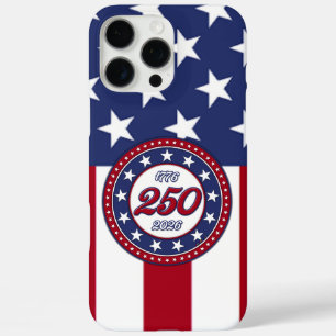 Coque iPhone 16 Pro Max L'anniversaire des 250 ans de l'Amérique avec le d