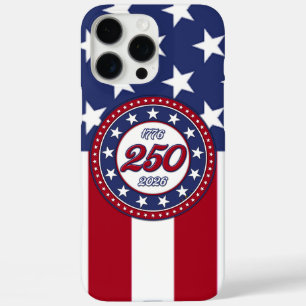 Coque iPhone 16 Pro Max L'anniversaire des 250 ans de l'Amérique avec le d