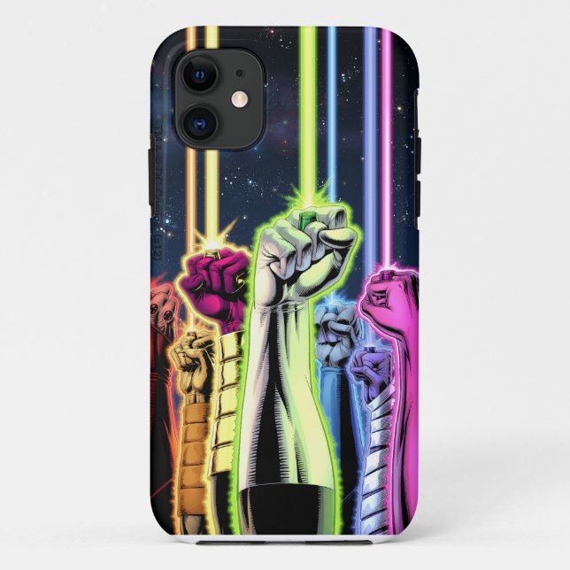 Coques Case-Mate iPhone Lanterne verte - Mains dans l'air (Dos)