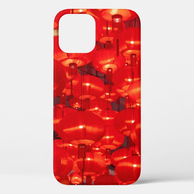 Coques Case-Mate iPhone lanternes rouges traditionnelles décorées pour le  (Verso)