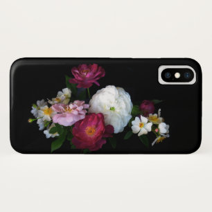 Coques Pour iPhone L'antiquité florale de roseraie fleurit la caisse
